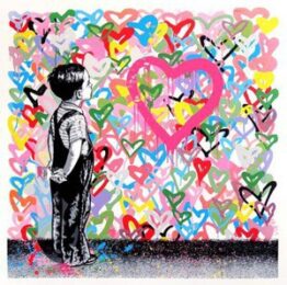 With All My Love by Mr. Brainwash at Lieberman Contemporary
