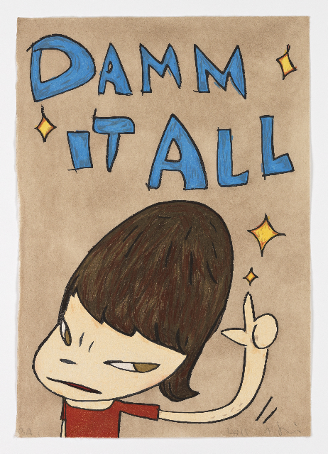Damm It All by Yoshitomo Nara