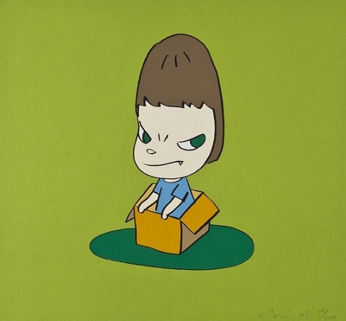 Girl In A Box by Yoshitomo Nara