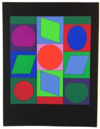 Zaphir by Victor Vasarely at Gregg Shienbaum Fine Art