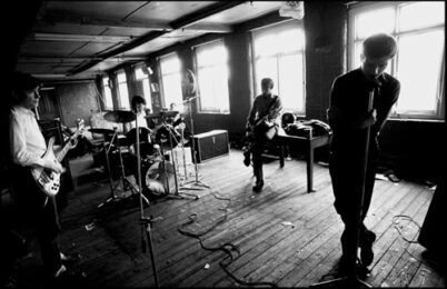 1.Joy Division, TJ Davidson’s rehearsal room by Kevin Cummins at Paul Stolper Gallery