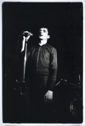 7.Ian Curtis, Joy Division The Factory, Hulme by Kevin Cummins at Paul Stolper Gallery