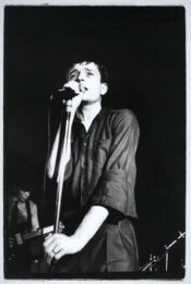 8.Ian Curtis, Joy Division, The Factory Hulme by Kevin Cummins at Paul Stolper Gallery