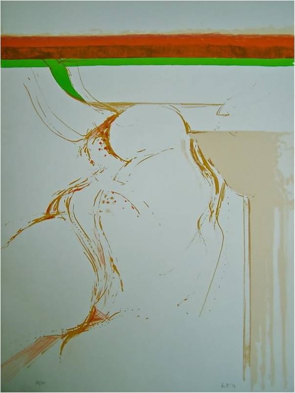 Untitled/part Of The Rothko Portfolio. by Adrian Heath