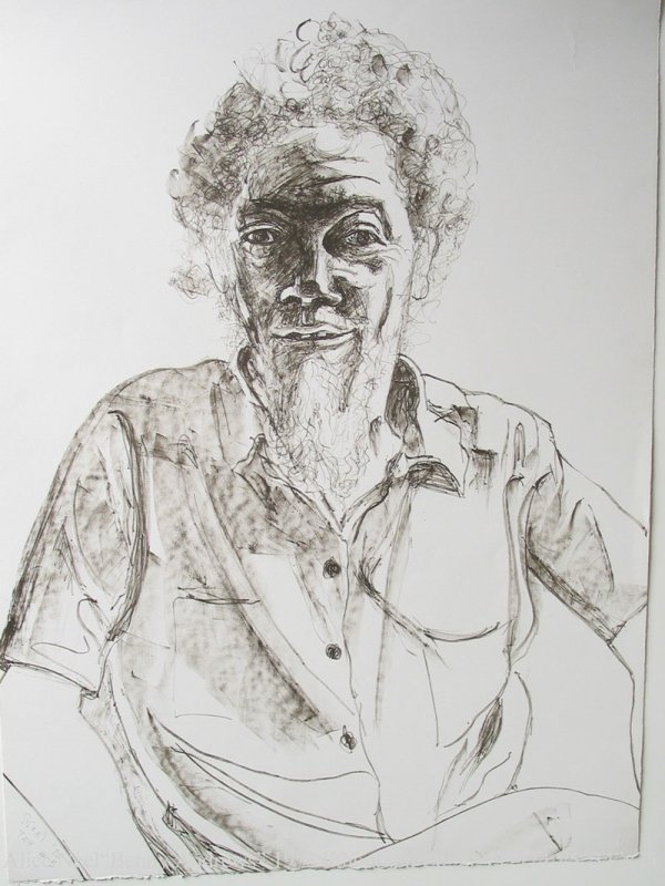 Benny Andrews by Alice Neel