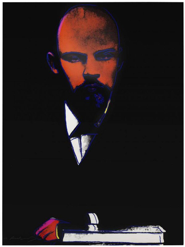 Black Lenin (fs Ii.402) by Andy Warhol