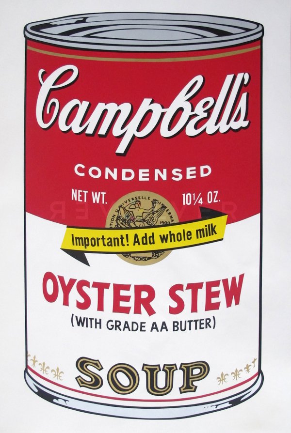 Campbell’s Soup Ii: Oyster Stew (fs Ii.60) by Andy Warhol