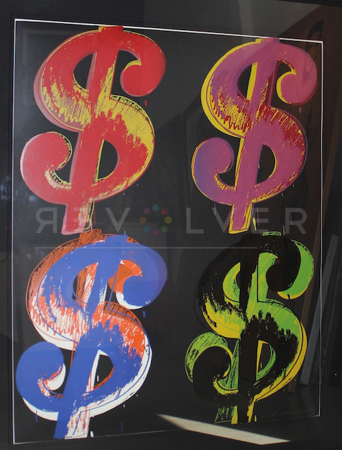 Dollar Sign (4) (fs Ii.281) by Andy Warhol