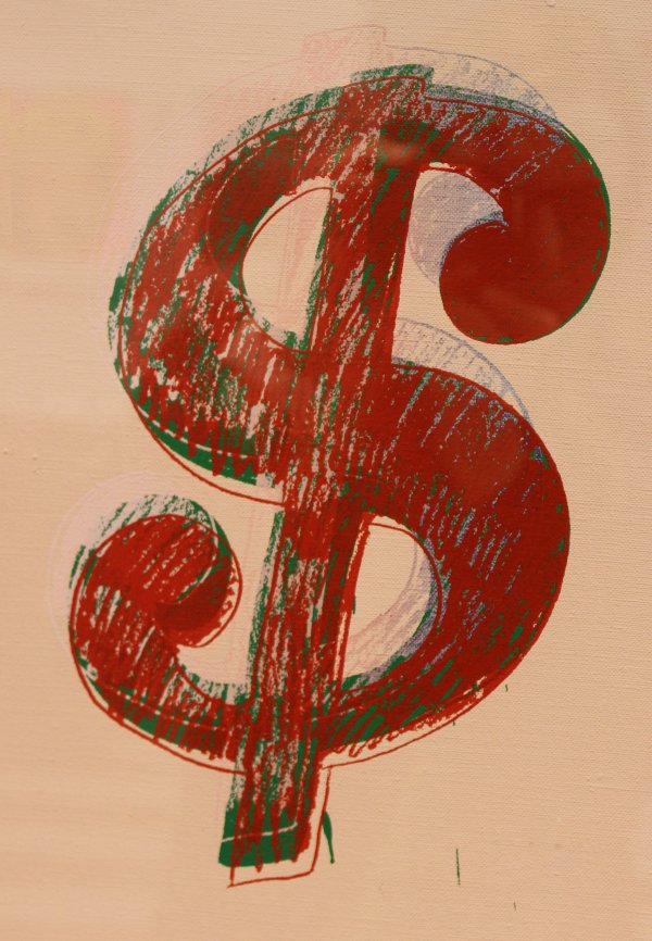 Dollar Sign ($) by Andy Warhol