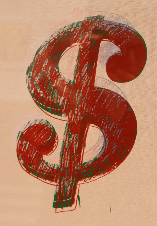 Dollar Sign by Andy Warhol