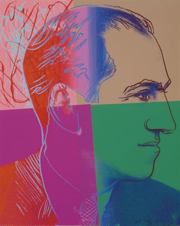George Gershwin 231 by Andy Warhol