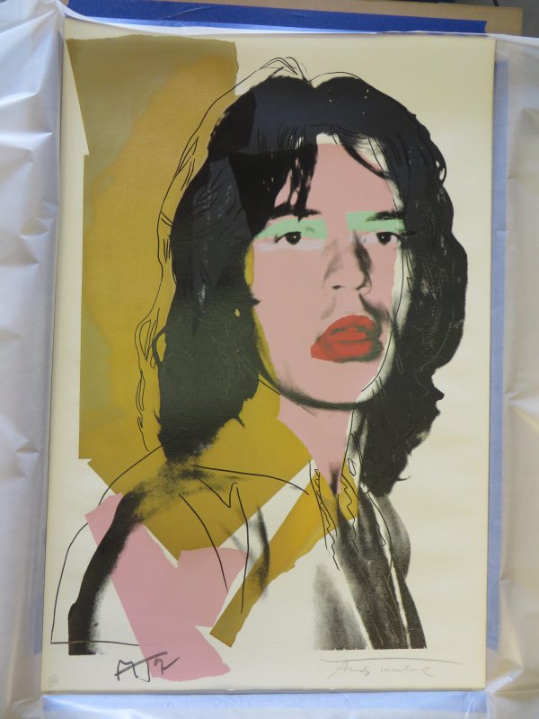 Mick Jagger Fs#143 by Andy Warhol