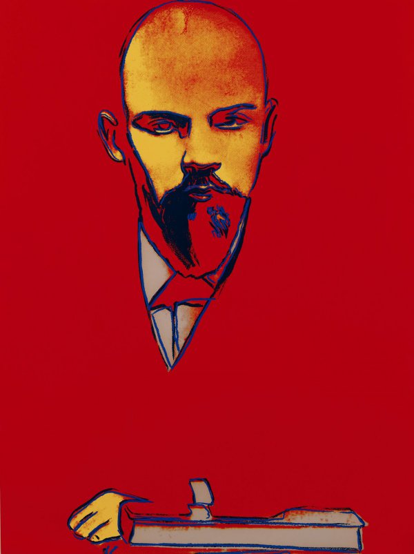 Red Lenin (fs Ii.403) by Andy Warhol