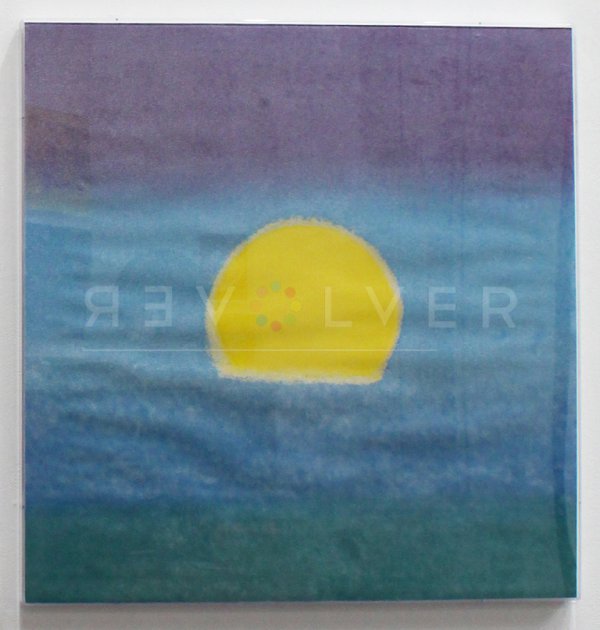 Sunset (unique) (yellow/blue/green) by Andy Warhol