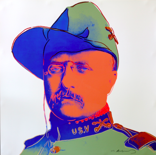 Teddy Roosevelt (fs Ii.386b) by Andy Warhol