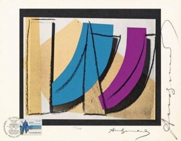 U.n. Stamp (fs. Ii 185) by Andy Warhol