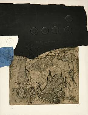 “la Tache Bleu” by Antoni Clave