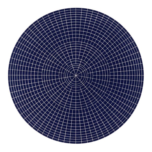 Array 1000/dark Blue by Rupert Deese