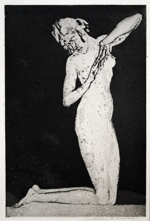 Dawn (or, Kneeling Figure) by Arthur B. Davies