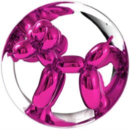 Balloon Dog (magenta) by Jeff Koons at Vogtle Contemporary