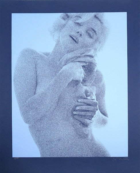 Marilyn (Blue) by Bert Stern