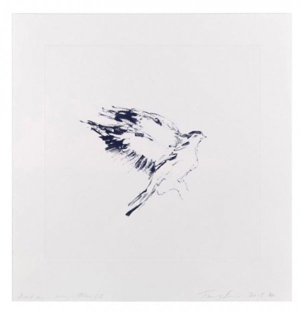 Bird On A Wing After Db by Tracey Emin