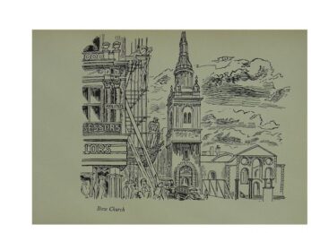 Bow Church by Edward Bawden at Brandler Galleries