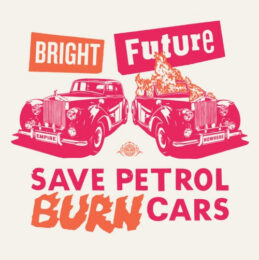 Bright Future (pink/orange) by Jamie Reid & Shepard Fairey at Paul Stolper Gallery