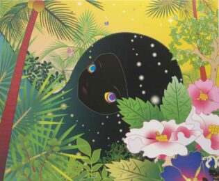 Building Head – Palm Trees by Chiho Aoshima at Gregg Shienbaum Fine Art