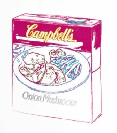 Campbell’s Soup Box: Onion Mushroom by Andy Warhol at Revolver Gallery