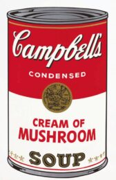 Campbell’s Soup I Cream Of Mushroom 53 by Andy Warhol at Revolver Gallery