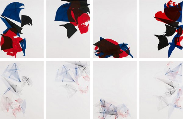 Skeleton Images – Azar Compositions by Carlos Amorales
