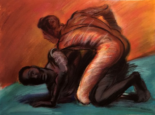 Struggle Of Mankind by Carlos Almaraz