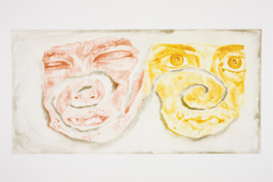 Celtic Self-portrait by Francesco Clemente at Irish Museum of Modern Art