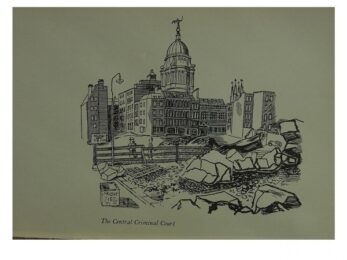 Central Criminal Court (old Bailey) by Edward Bawden at Brandler Galleries