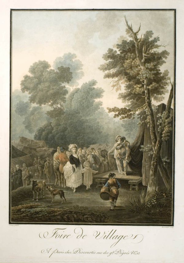 Foire De Village by Charles-Melchior Descourtis