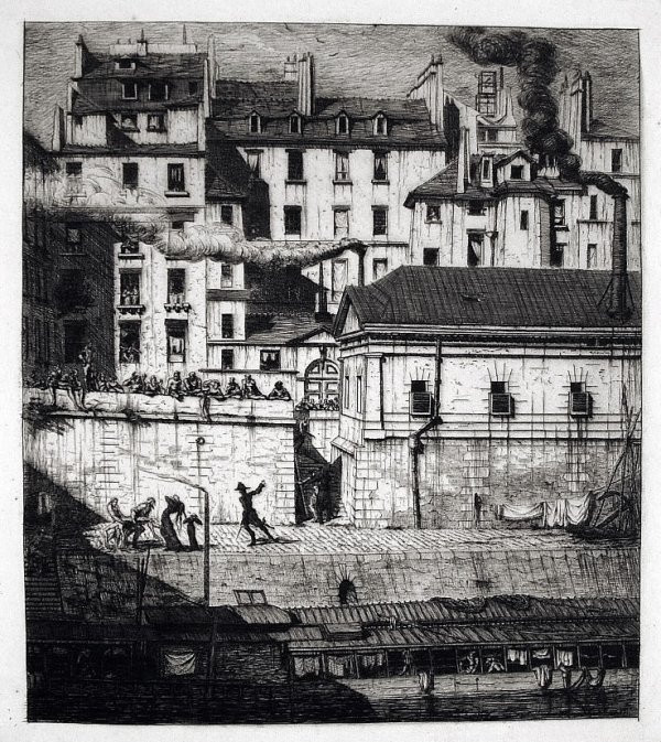 La Morgue by Charles Meryon
