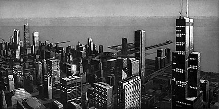 Chicago View: Day by Richard Haas at ebo Gallery