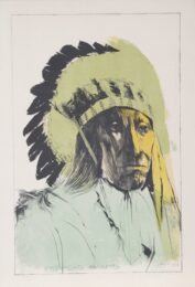 Chief American Horse – Oglalla Sioux by Leonard Baskin at RoGallery