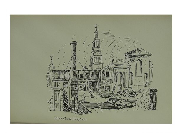 Christs Church Greyfriars by Edward Bawden