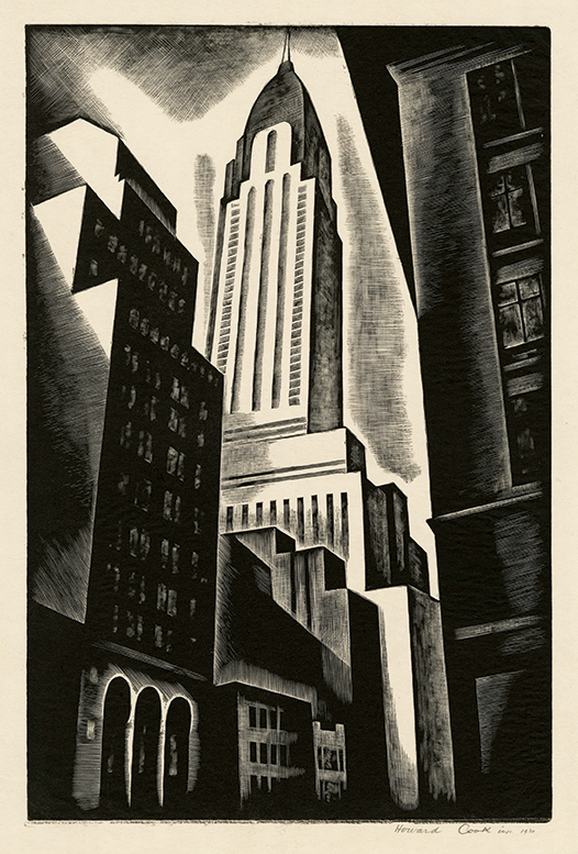 Chrysler Building by Howard Cook