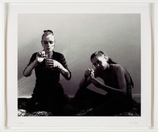 Crack Girls I by Keith Coventry at Paul Stolper Gallery