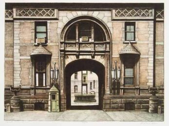 Dakota Entrance, The by Richard Haas at ebo Gallery