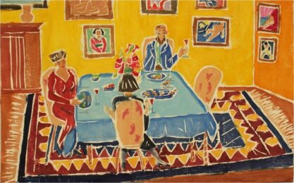Dinner With Matisse by Aline Feldman at ebo Gallery
