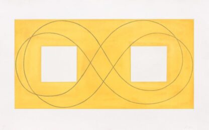 Double Square Frame I by Robert Mangold at ebo Gallery