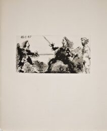 Duel, Avec Un Spectateur Nu by Pablo Picasso at John Szoke Gallery