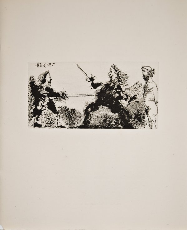 Duel, Avec Un Spectateur Nu by Pablo Picasso
