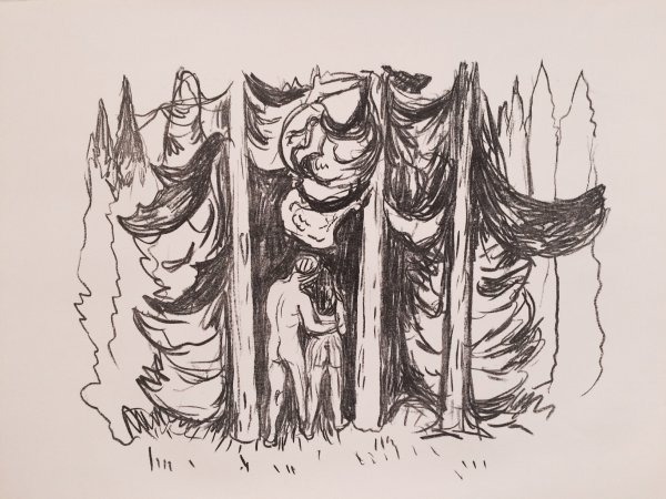 Skogen (the Forest) by Edvard Munch