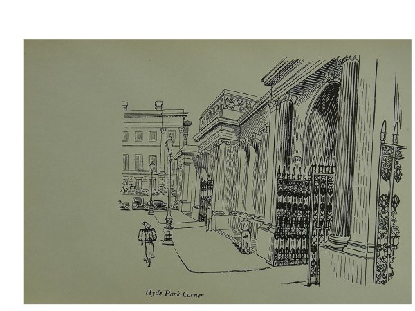 Hyde Park Corner by Edward Bawden