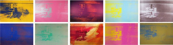 Electric Chair, Complete Portfolio By Andy Warhol by Andy Warhol at Revolver Gallery